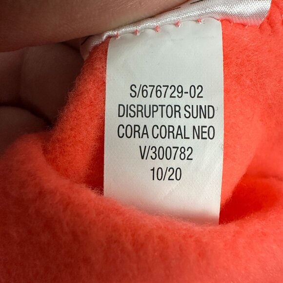 Old Navy Womens Size XXL Sweatshirt "Here And Now" Coral Cotton & Polyester - Picture 7 of 7